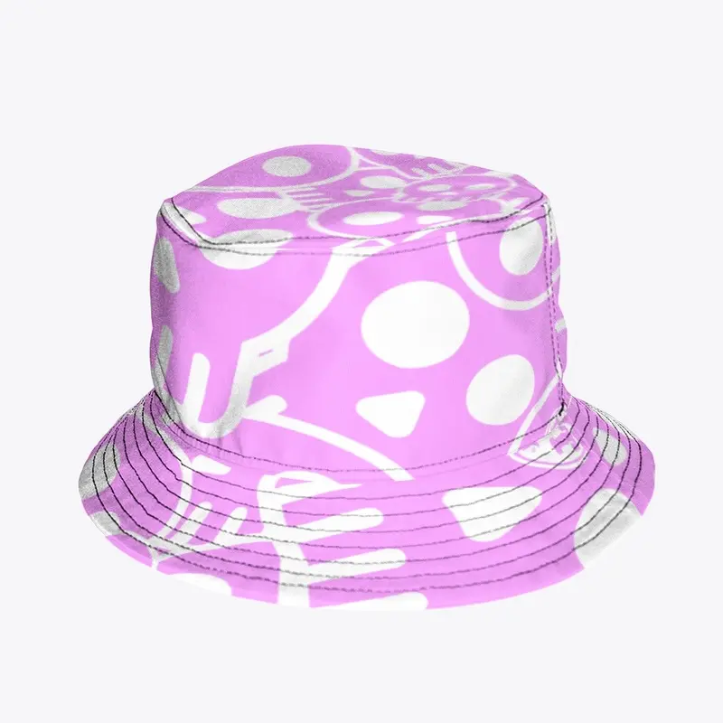 RT – Pink Skull Bucket Hat